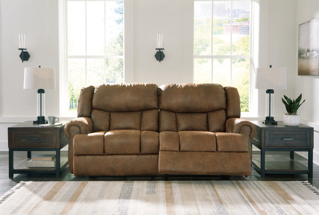 Mega Furniture - Ashley Furniture - Boothbay Living Room - 2 Seat Reclining Power Sofa / Auburn - 4470447