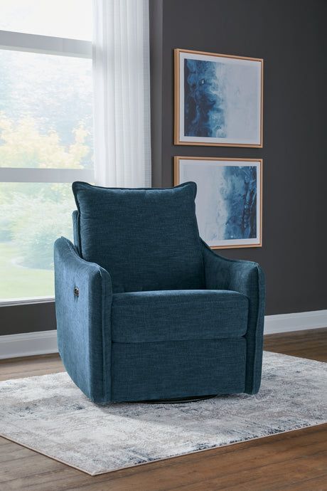 Mega Furniture - Ashley Furniture - McBurg Living Room - Swivel Power Recliner / Taupe - 4480228
