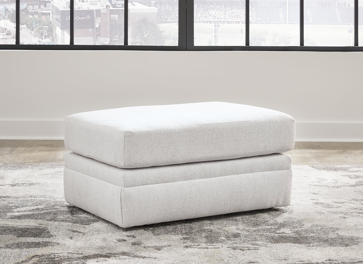 Mega Furniture - Ashley Furniture - Maitelynn Living Room - Ottoman / Chalk - 4820214