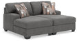 Mega Furniture - Ashley Furniture - Clarington Sectional - RAF 2-Piece Super Chaise - PC48405S4