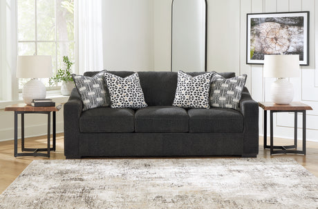 Mega Furniture - Ashley Furniture - Wryenlynn Living Room - Loveseat / Onyx - 4940535