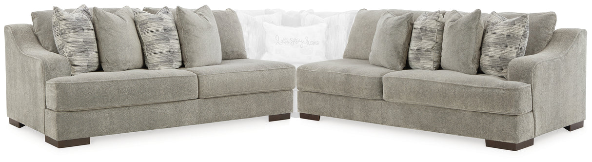 Mega Furniture - Ashley Furniture - Bayless 2-Piece Sectional - 2-Piece Sectional / Smoke - 52304U1