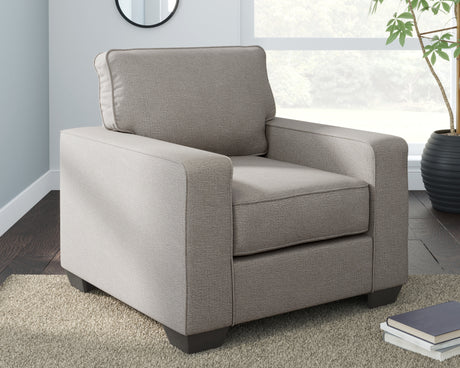 Mega Furniture - Ashley Furniture - Greaves Living Room - Ottoman / Stone - 5510414