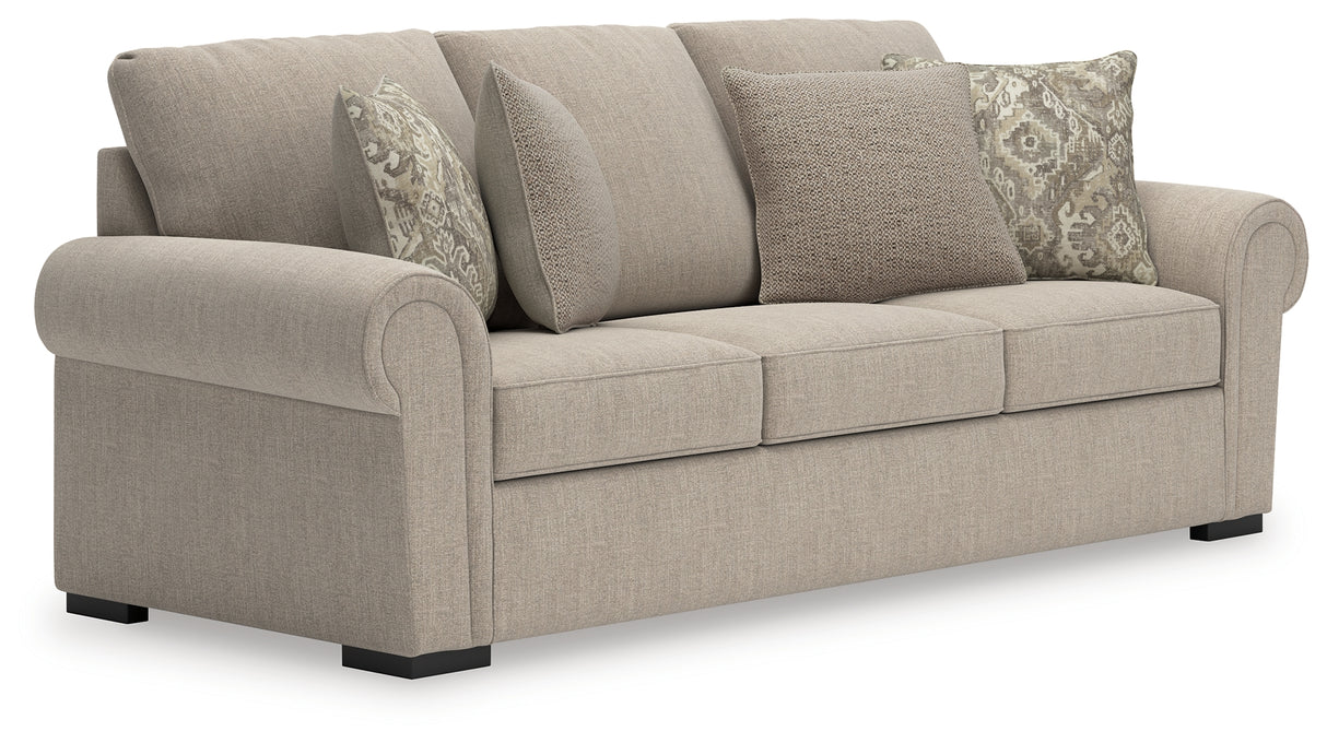 Mega Furniture - Ashley Furniture - Sararose Living Room - Sofa / Heather - 5710238