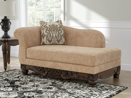 Mega Furniture - Ashley Furniture - Chelsworth Living Room - RAF Corner Chaise / Golden - PC5790516
