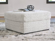 Mega Furniture - Ashley Furniture - Cuddle Plush Living Room - Oversized Accent Ottoman / Arctic - PC5910608