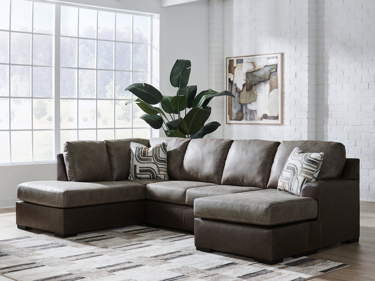 Mega Furniture - Ashley Furniture - Castille Way Sectional - RAF 2-Piece Sectional with Chaise - PC62703S1