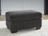 Mega Furniture - Ashley Furniture - Loreo Living Room - Ottoman / Ebony - 6310114
