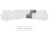Mega Furniture - Ashley Furniture - ModMax II Sectional - Armless Chair / Salt and Pepper - 6590646
