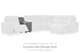 Mega Furniture - Ashley Furniture - ModMax II Sectional - Console / Salt and Pepper - 6590657