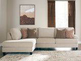 Mega Furniture - Ashley Furniture - Steelwater Retreat Sectional - RAF 2-Piece Sectional with Chaise / Latte - 66704S1
