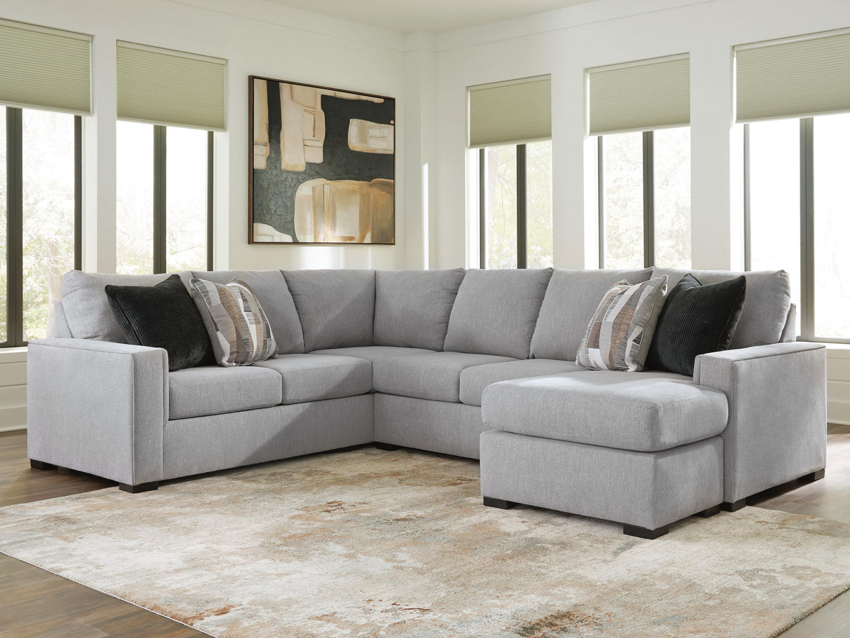 Mega Furniture - Ashley Furniture - Lakepoint Sectional - LAF 2-Piece Sectional with Chaise - 66804S2
