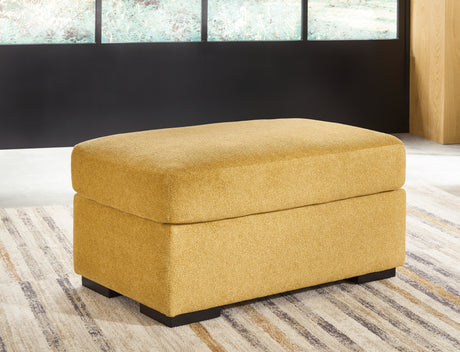 Mega Furniture - Ashley Furniture - Keerwick Living Room - Ottoman / Teal - 6750714