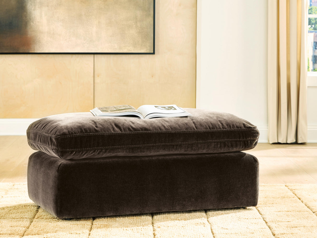 Mega Furniture - Ashley Furniture - Maxton Heights Living Room - Ottoman / Bittersweet - 6780714