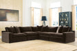 Mega Furniture - Ashley Furniture - Maxton Heights Sectional - RAF 5-Piece Sectional - 67807S4