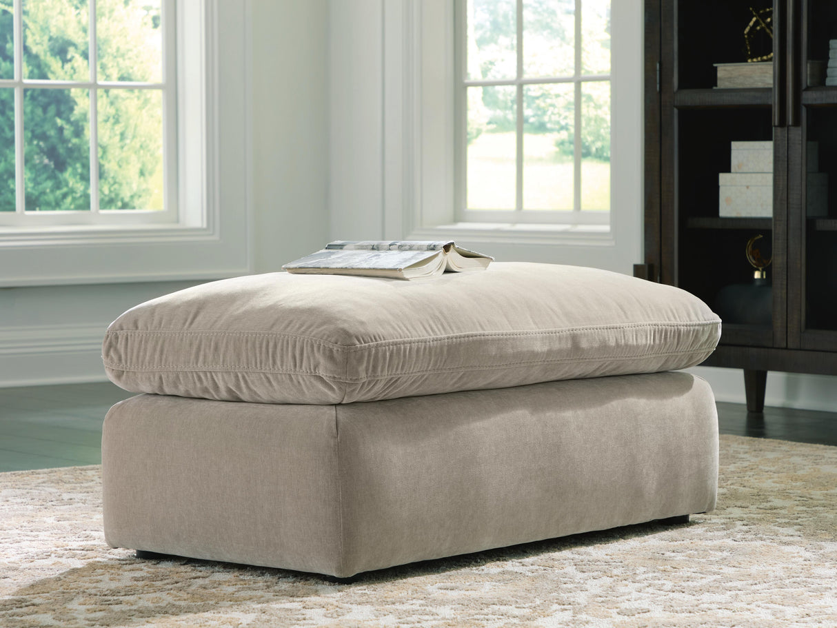 Mega Furniture - Ashley Furniture - Maxton Heights Living Room - Ottoman / Pebble - 6780814