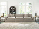 Mega Furniture - Ashley Furniture - Maxton Heights Sectional - RAF 3-Piece Sectional Sofa / Pebble - 67808S2