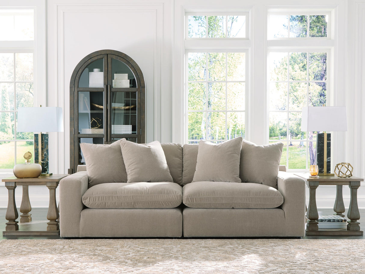 Mega Furniture - Ashley Furniture - Maxton Heights Sectional - RAF 2-Piece Sectional Sofa / Pebble - 67808S1