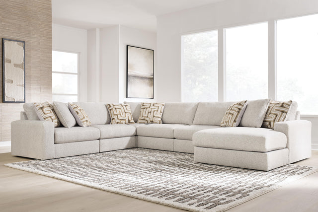 Mega Furniture - Ashley Furniture - Kestrie Sectional - RAF 6-Piece Sectional with Chaise - PC68706S15