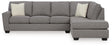 Mega Furniture - Ashley Furniture - Ferne-Pike Sectional - 2-Piece Sectional with Chaise - 70395S1