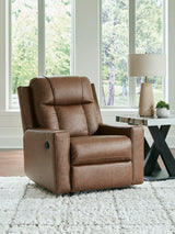 Mega Furniture - Ashley Furniture - Mackmenville Living Room - Zero Wall Recliner / Caramel - 7471429