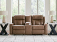 Mega Furniture - Ashley Furniture - Mackmenville Living Room - DBL Rec Loveseat w/Console - 7471494