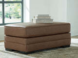 Mega Furniture - Ashley Furniture - VillaCourt Living Room - Ottoman / Caramel - 7490914