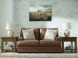 Mega Furniture - Ashley Furniture - VillaCourt Living Room - Sofa / Caramel - 7490938