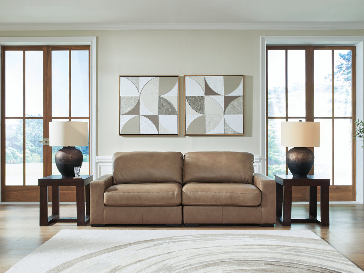 Mega Furniture - Ashley Furniture - Veronella Sectional - RAF 2-Piece Sectional Sofa / Sahara - 76106S1