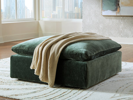 Mega Furniture - Ashley Furniture - Carriage View Living Room - Oversized Accent Ottoman / Jade - 7800108