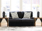 Mega Furniture - Ashley Furniture - Whitmore Manor Living Room - Loveseat / Black Pearl - 8040435