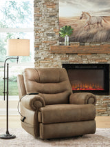 Mega Furniture - Ashley Furniture - Revived and Restored Living Room - Power Lift Recliner / Earth - PC8240712
