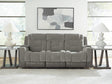 Mega Furniture - Ashley Furniture - Mixed Motion Living Room - PWR REC Sofa with ADJ Headrest - PC8350515