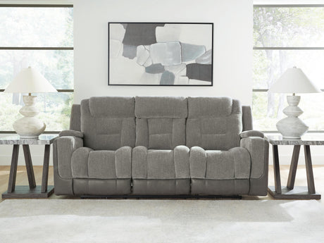 Mega Furniture - Ashley Furniture - Mixed Motion Living Room - PWR REC Sofa with ADJ Headrest - PC8350515