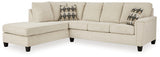 Mega Furniture - Ashley Furniture - Abinger Sectional - RAF 2-Piece Sectional with Chaise / Natural - 83904S1