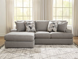 Mega Furniture - Ashley Furniture - Lindon Sectional - 2-Piece Sectional with Chaise / Smoke - 84704S1