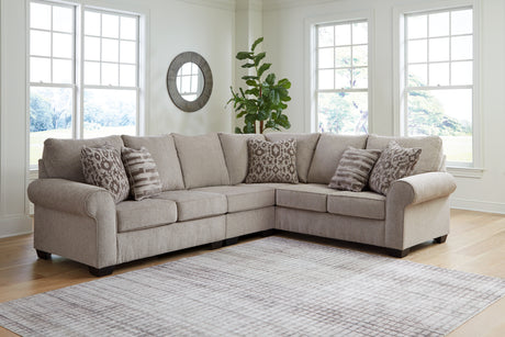 Mega Furniture - Ashley Furniture - Claireah Sectional - RAF 2-Piece Sectional / Umber - 90603S2