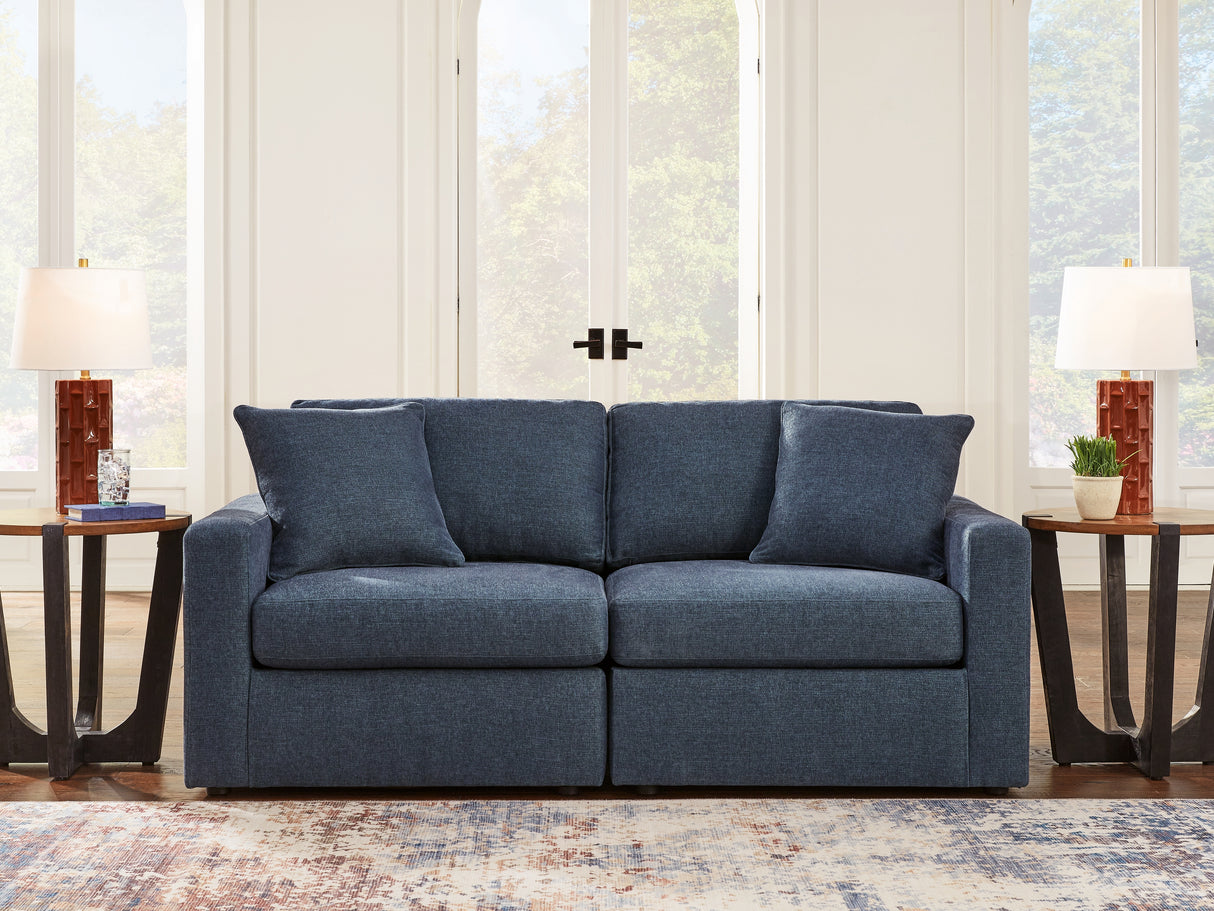 Mega Furniture - Ashley Furniture - Modmax Sectional - RAF 2-Piece Sectional / Ink - 92101S1