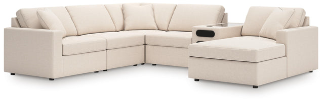 Mega Furniture - Ashley Furniture - Modmax 6-Piece Sectional with Audio System and Chaise - RAF 6-Piece Sectional with Audio System and Chaise - 92103S51
