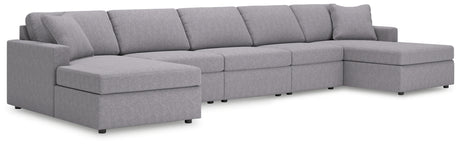 Mega Furniture - Ashley Furniture - Modmax 5-Piece Double Chaise Sectional - 5-Piece Double Chaise Sectional - 92104S125