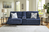 Mega Furniture - Ashley Furniture - Acklen Place Sectional - 3-Piece Sectional / Navy - 93607S10