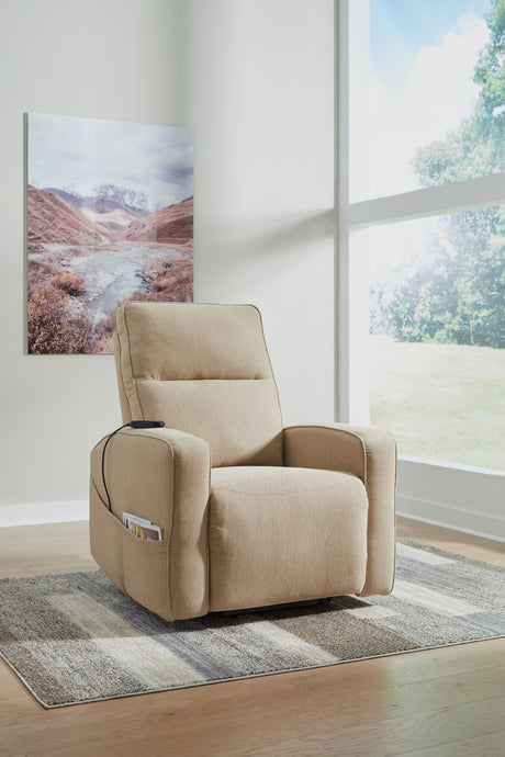 Mega Furniture - Ashley Furniture - Starganza Living Room - Power Lift Recliner / Gray - 9370412