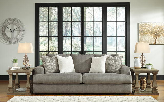 Mega Furniture - Ashley Furniture - Soletren Living Room - Chair and a Half / Ash - 9510323