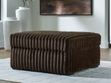 Mega Furniture - Ashley Furniture - Midnight-Madness Living Room - Oversized Accent Ottoman / Chocolate - 9810408