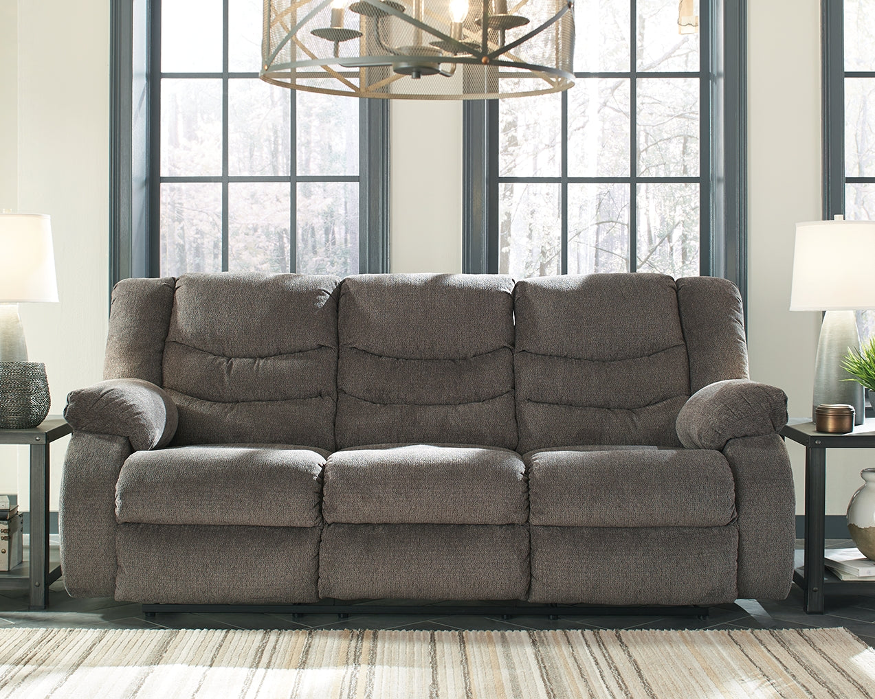 Mega Furniture - Ashley Furniture - Tulen Living Room - Rocker Recliner / Gray - 9860625
