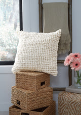 Mega Furniture - Ashley Furniture - Aavie Pillows - Pillow / Ivory - A1000956P