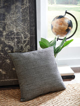 Mega Furniture - Ashley Furniture - Edelmont Pillows - Pillow (4/CS) / Black/Linen - A1000962
