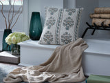Mega Furniture - Ashley Furniture - Paulmour Pillows - Pillow (4/CS) / Ivory/Green/Brown - A1001105