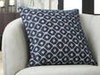 Mega Furniture - Ashley Furniture - Abra Pillows - Pillow (4/CS) / Black/Ivory - A1001109