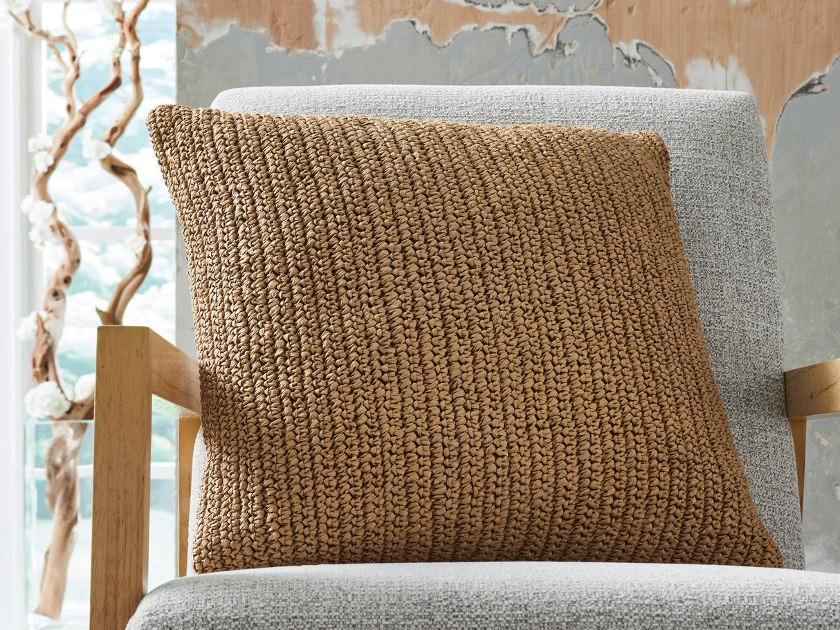 Mega Furniture - Ashley Furniture - Habenvale Pillows - Pillow (4/CS) / Tan - A1001120